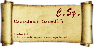 Czeichner Szevér névjegykártya